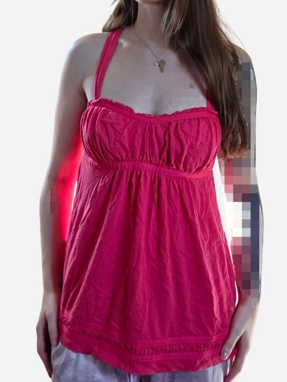 Abercrombie & Fitch pink 2000s babydoll top